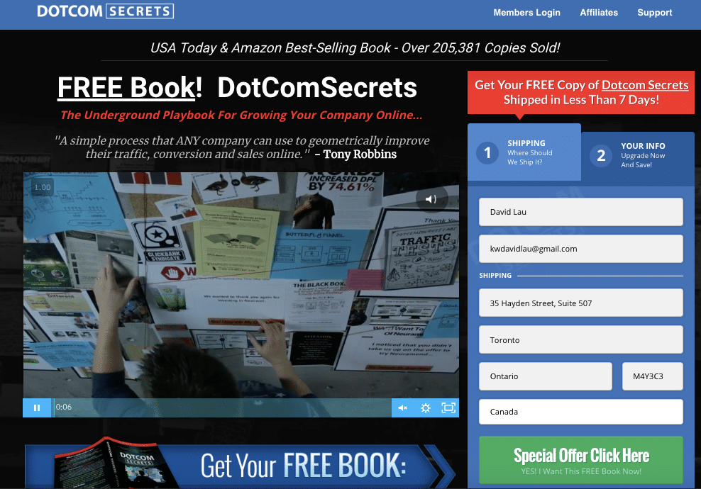 dotcom secrets book